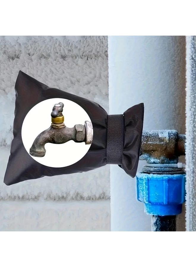 Winter Outdoor Faucet Cover Set 3 Pack Anti Freeze Protection Heavy Duty - Image 1