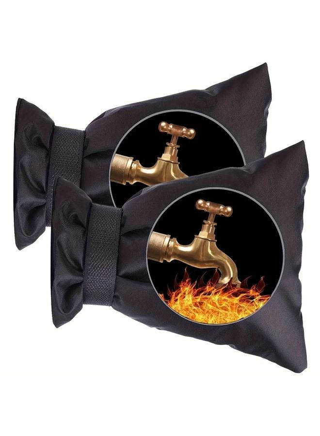 Winter Outdoor Faucet Cover Set 3 Pack Anti Freeze Protection Heavy Duty - Image 5