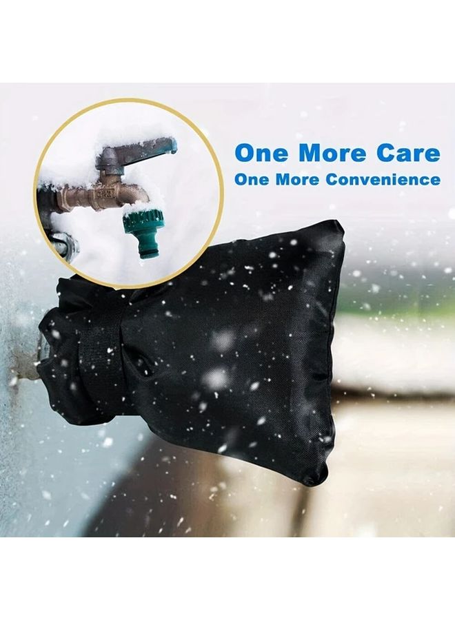 Winter Outdoor Faucet Cover Set 3 Pack Anti Freeze Protection Heavy Duty - Image 2