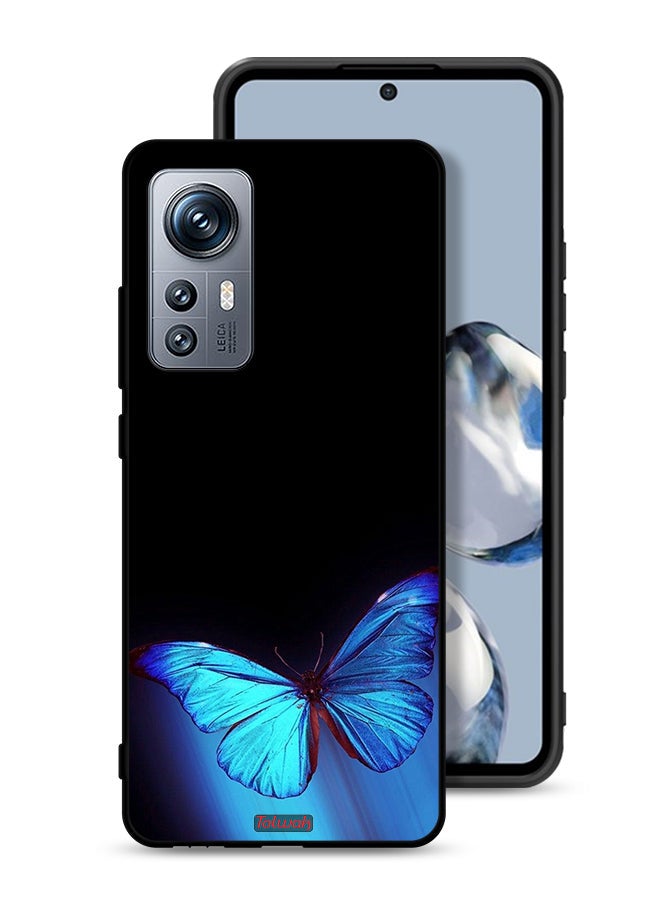 Tolwak Xiaomi 12S Protective Case Cover Butterfly Art - Image 1