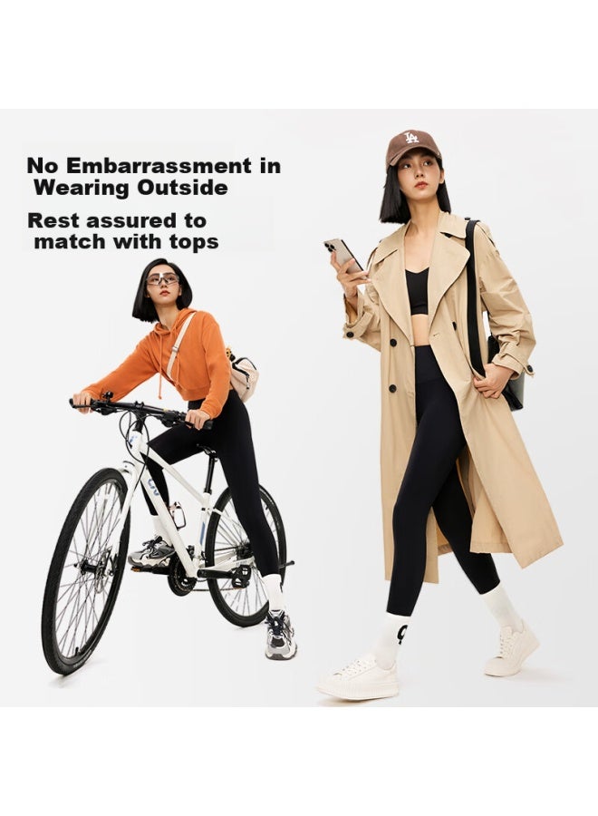 Curveism Curvism High-waisted Tummy Control Yoga Pants For Women Lifting Shark Leggings, Same Style As Zhang Xinyu - Image 2