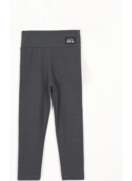 Zepkids Corduroy Anthracite Color Girls Tights