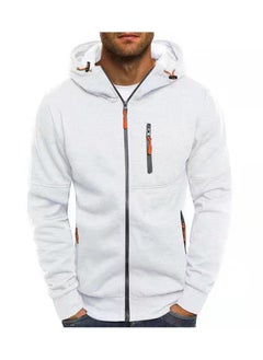 KUYING Sports And Leisure Jacquard Cardigan Hooded Sweatshirt  - Image 1