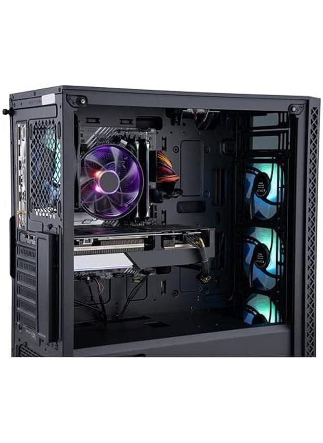 NANOTECH - Gaming PC Intel i5-12400F, 16GB DDR4, Nvidia GTX 1650, 500GB NVME M.2 SSD + 1TB HDD, Windows 10 pro, RGB Gaming Computer PC (i5-12400F, GTX 1650) S5 GTX 1650 i5-12400F - Image 1