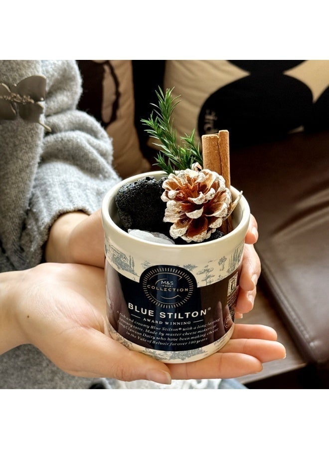 Essential Oil Diffuser Stone Set, Cordless Waterless Non-Electric Aromatherapy Diffusers for Essential Oils with Creative Cup  Mini Plant for Home, Office, Meditation, Relaxation - Image 2