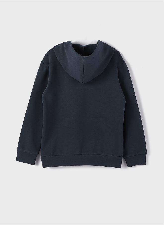 LC WAIKIKI Comfortable Fit Hooded Boy's Sweatshirt  - Image 2