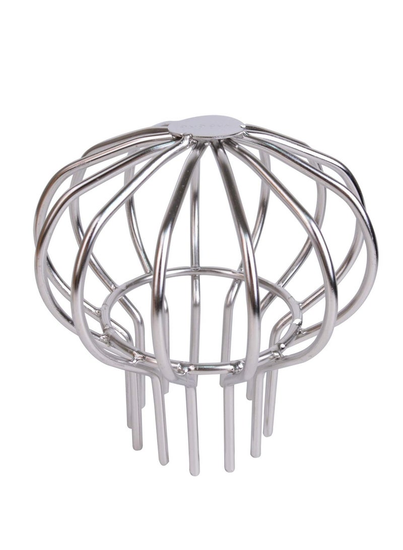 SYOSI Outdoor Drain Cover, 304 Stainless Steel Drain Outdoor Roof Anti-Blocking Line Cap Round Floor Net Cover Drainage Floor Line Leak Gutter Cleaning Tool (3 Inch) - Image 1