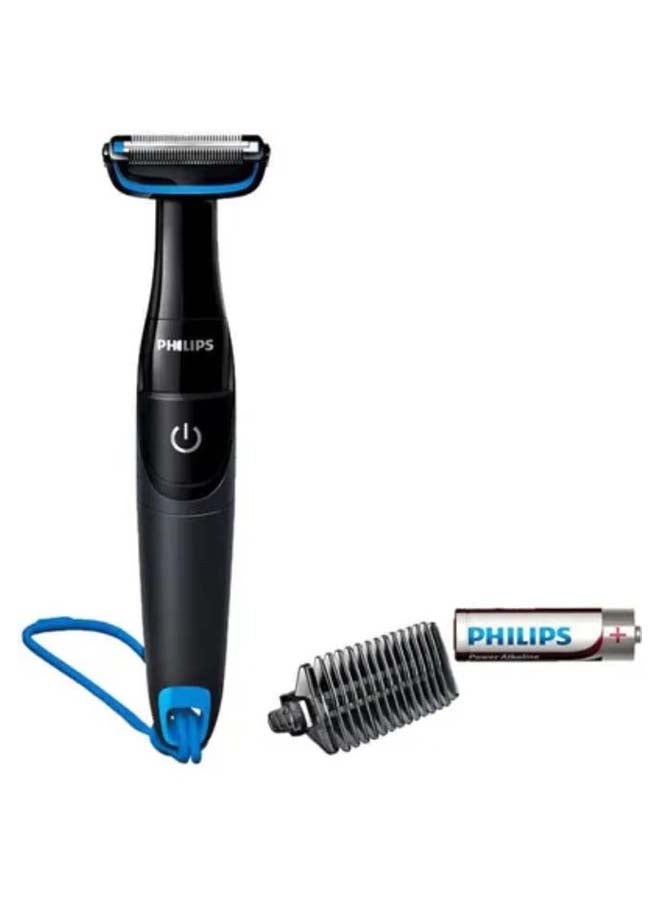 Philips Bodygroom Series 1000 BG1024/16, 2 Years Warranty Black/Blue - Image 1