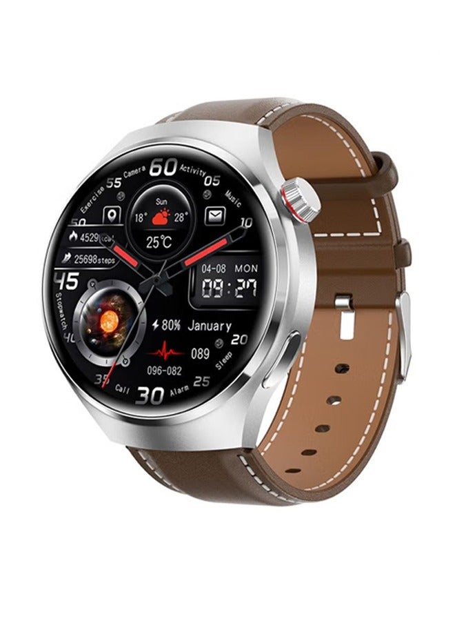 Men's smart watches with multiple functions, IP68 waterproof smart watches for Android and iOS mobile phones, fitness tracker watches with multiple exercise modes, heart rate monitors, pedometers, sleep monitors, silver - Image 3