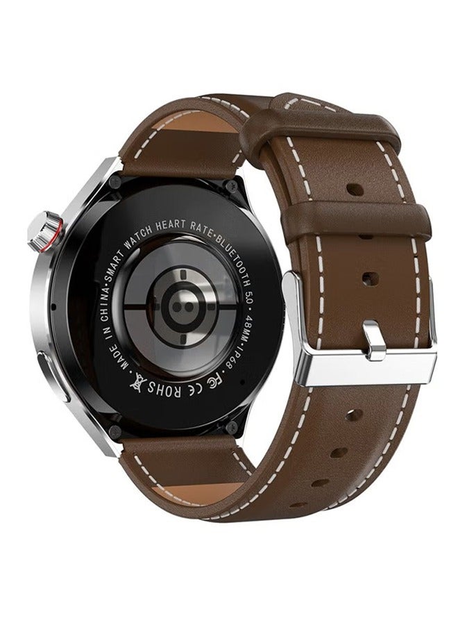 Men's smart watches with multiple functions, IP68 waterproof smart watches for Android and iOS mobile phones, fitness tracker watches with multiple exercise modes, heart rate monitors, pedometers, sleep monitors, silver - Image 4
