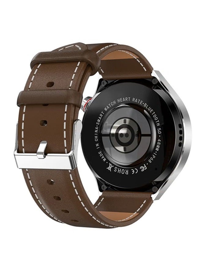 Men's smart watches with multiple functions, IP68 waterproof smart watches for Android and iOS mobile phones, fitness tracker watches with multiple exercise modes, heart rate monitors, pedometers, sleep monitors, silver - Image 5