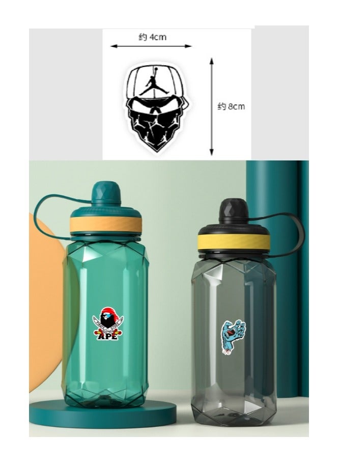 100Pcs Waterproof Stickers for Water Bottle, Laptop, Skateboar,d Computer, Phone.Cute Cartoon Stickers for Kids Teens - Image 2