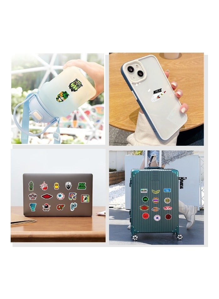 100Pcs Waterproof Stickers for Water Bottle, Laptop, Skateboar,d Computer, Phone.Cute Cartoon Stickers for Kids Teens - Image 3