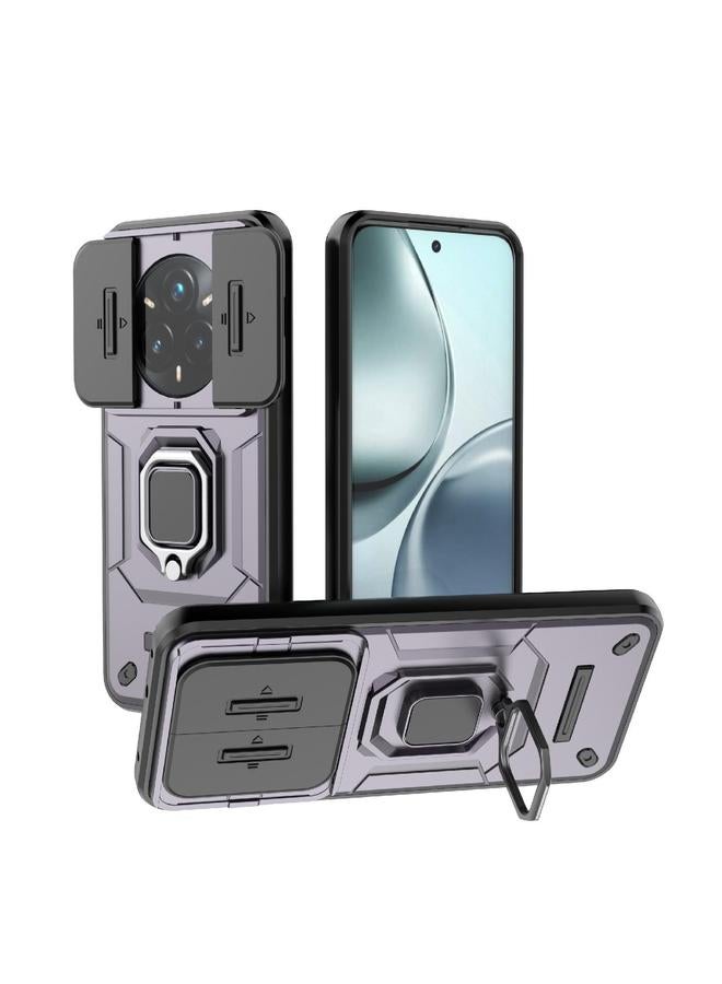 The Bros Case For Realme 14 Pro+ 5G Sliding Camshield TPU + PC Shockproof Phone Case with Holder