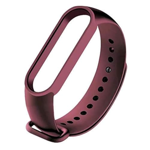 HUMBLE Soft Silicone Adjustable Watch Band Compatible with xiaomi mi Watch 5 & 6 – Lightweight, Sporty Replacement Strap - Wine Red (Watch Not Included) - Image 1