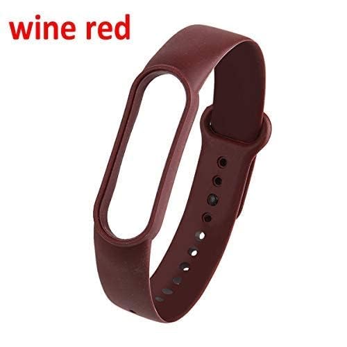 HUMBLE Soft Silicone Adjustable Watch Band Compatible with xiaomi mi Watch 5 & 6 – Lightweight, Sporty Replacement Strap - Wine Red (Watch Not Included) - Image 5