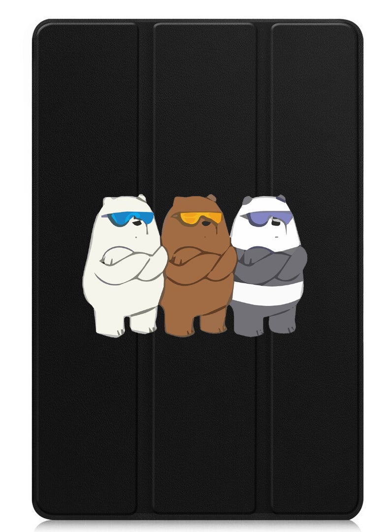 Theodor Protective Flip Case For Apple iPad Pro 11 (2024) With Trifold Stand Auto Wake Sleep Shockproof Cover ears dance - Image 1