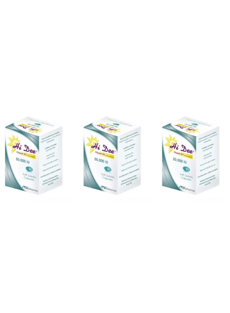 HI DEE 50000IU CAPSULES 3PCS - Image 1