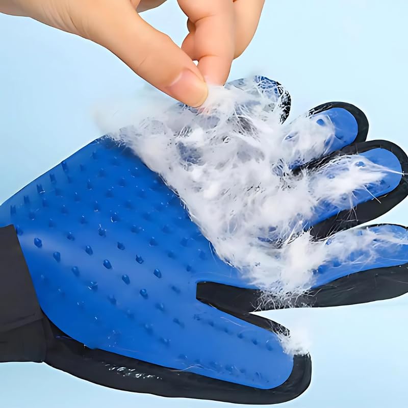 Drumstone (𝐋𝐢𝐦𝐢𝐭𝐞𝐝 𝐎𝐟𝐟𝐞𝐫 𝐓𝐨𝐝𝐚𝐲 Gentle Silicone Pet Grooming Glove for Dogs, Cats, 2-in-1 Bath and Deshedding Glove for Long, Short or Curly Fur 𝟏𝟓 𝐘𝐄𝐀𝐑𝐒 𝐖𝐀𝐑𝐑𝐀𝐍𝐓𝐘 - Image 3