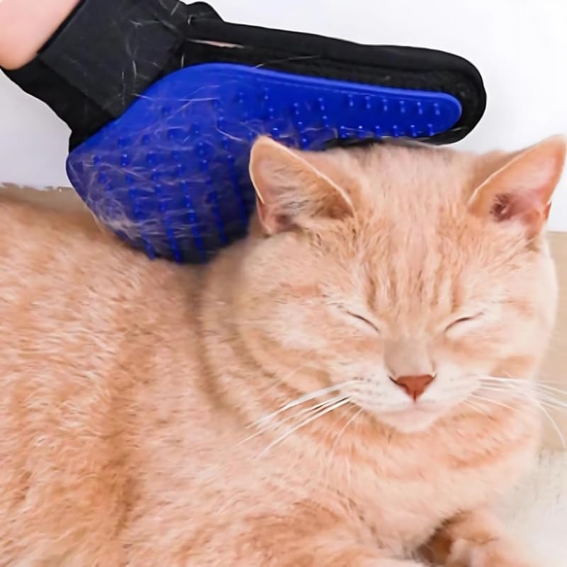 Drumstone (𝐋𝐢𝐦𝐢𝐭𝐞𝐝 𝐎𝐟𝐟𝐞𝐫 𝐓𝐨𝐝𝐚𝐲 Gentle Silicone Pet Grooming Glove for Dogs, Cats, 2-in-1 Bath and Deshedding Glove for Long, Short or Curly Fur 𝟏𝟓 𝐘𝐄𝐀𝐑𝐒 𝐖𝐀𝐑𝐑𝐀𝐍𝐓𝐘 - Image 4