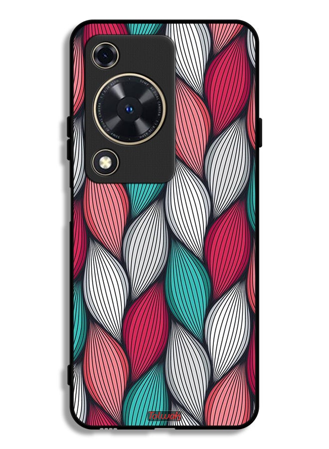 Tolwak Huawei Nova Y63 Protective Case Cover Feather Pattern