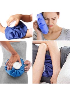Chabeia 3-Pack Reusable Ice Bags – Hot and Cold Therapy for Injuries, First Aid Ice Packs for Sports Relief, Deep Blue (11”, 9”, 6”)  - Image 4