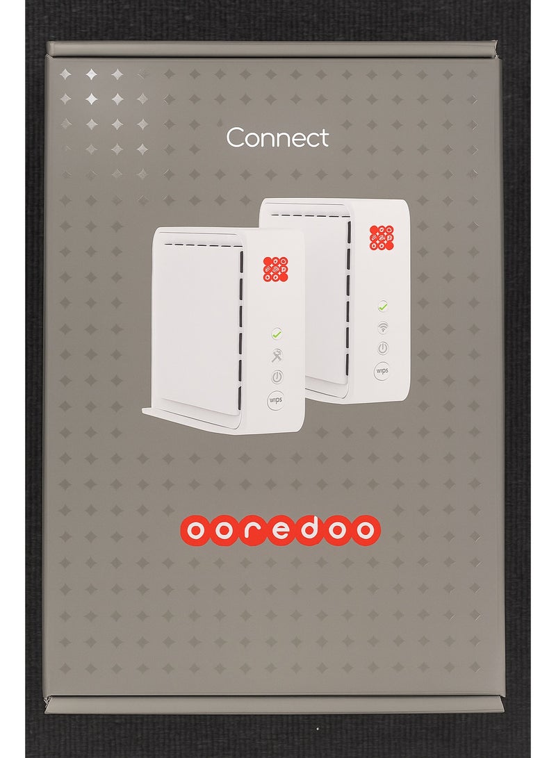 Ooredoo TV AIR 4820 – Airties Wi-Fi Bridge Dual 5GHz Wireless Extender 1700 Mbps Speed Supports 10 Full HD Streams Plug & Play Network Booster - Image 1