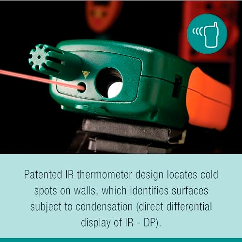 Extech MO290 Pinless Moisture Psychrometer with IR Thermometer - Image 4