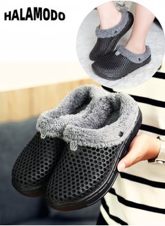 Unisex Winter Fur Lined Slippers Mesh Lining Shoes with Nonslip Soles Walking Garden Clogs Warm House Slippers for Indoor and Outdoor Use - pzsku/Z7C96A64668C1F6D0E6A3Z/45/_/1727321816/bb8185b1-ffcd-4076-bb3a-9ed57b18de2c