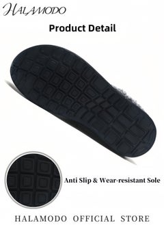 Unisex Winter Fur Lined Slippers Mesh Lining Shoes with Nonslip Soles Walking Garden Clogs Warm House Slippers for Indoor and Outdoor Use - pzsku/Z7C96A64668C1F6D0E6A3Z/45/_/1731302774/5e7e3ae1-ed2f-4d63-987c-261173ab2347