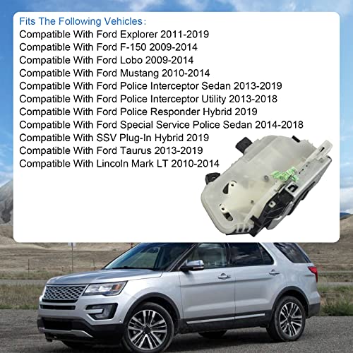 DICMIC Rear Left Driver Side Door Lock Latch Actuator Compatible with 2011-2019 Ford Explorer 2009-2014 Ford F-150 2010-2014 Ford Mustang 2010-2014 Lincoln Mark LT Replace# 9L3Z5426413A - Image 2
