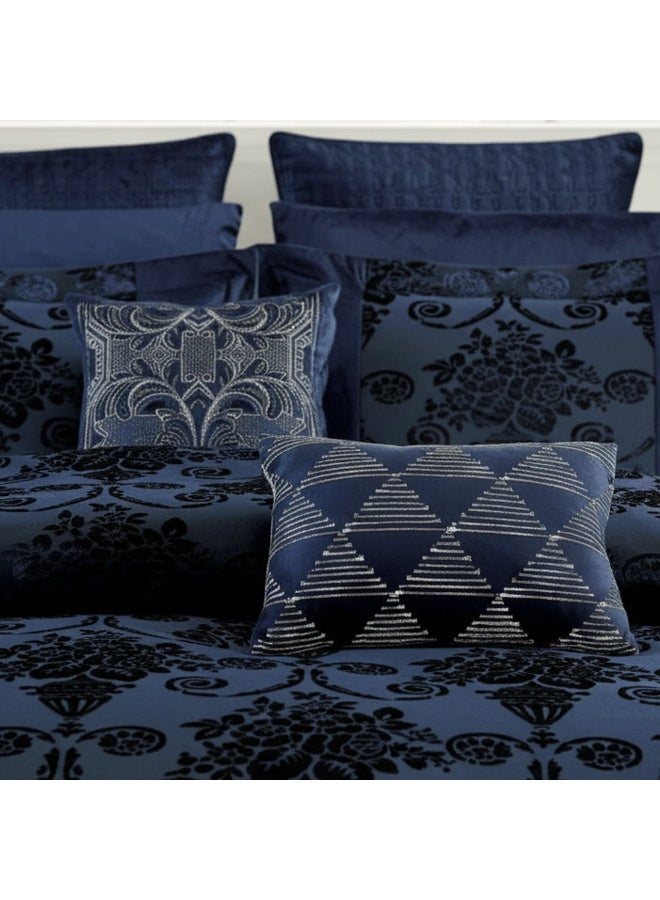 NADAV Huda Luxury Winter Comforter Set – Queen Size, Blue, 4 Pieces - Image 3