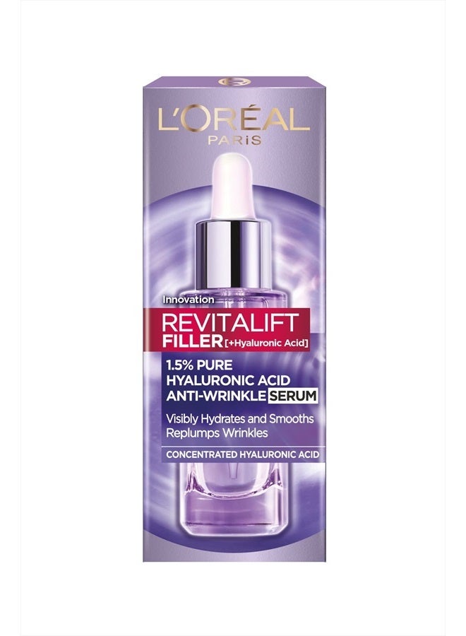 Cosera L Oreal Paris Hyaluronic Acid Serum Revitalift Filler [+Hyaluronic Acid], 1.5% Pure Concentrated Hyaluronic Acid Dropper Serum  - Image 5