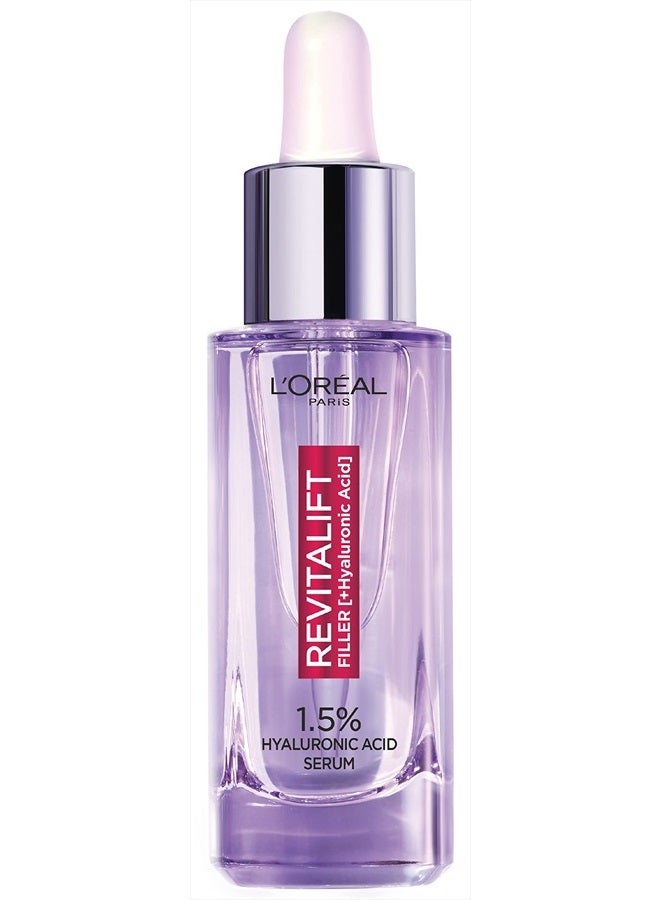 Cosera L Oreal Paris Hyaluronic Acid Serum Revitalift Filler [+Hyaluronic Acid], 1.5% Pure Concentrated Hyaluronic Acid Dropper Serum  - Image 1
