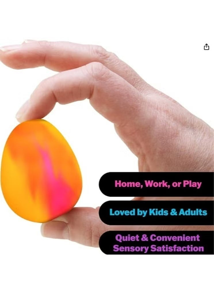 NeeDoh Squeeze Eggs for Anxiety Relief, Sensory Fidget Toy for Kids and Adults, Party Favors - Image 2