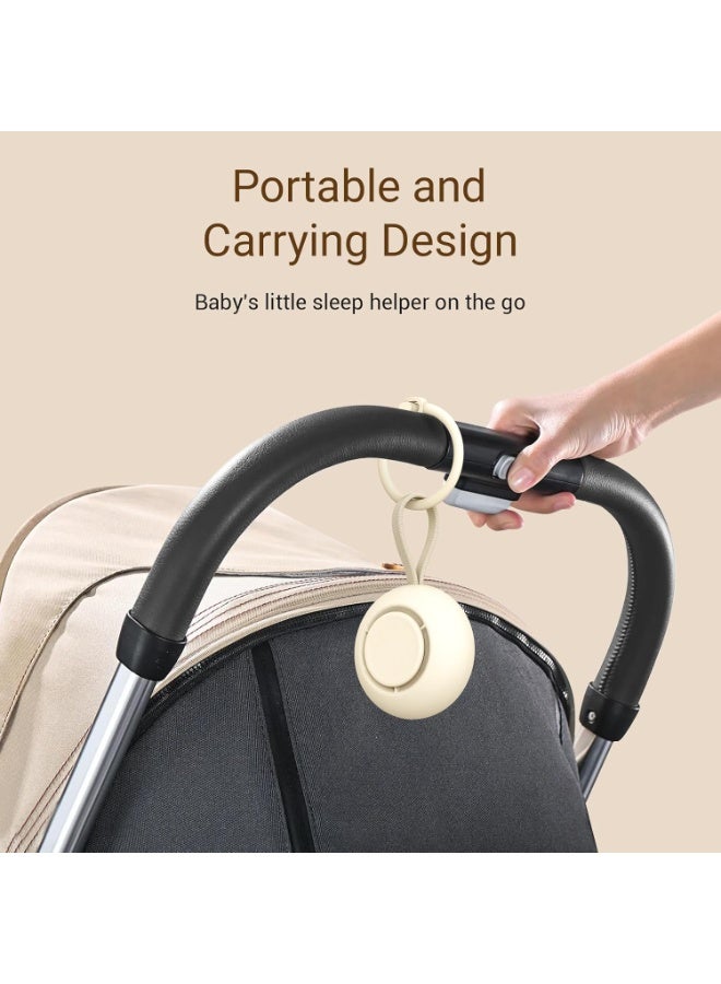 general Portable Baby Sound Machine [White Noise for Babies Kids Adults][Sleep Soother][Timer Function][12 Soothing Sounds] 15 Hours Battery Life, Travel,Registry Toys,Gifts,Shower,Clips on Baby Stroller - Image 5