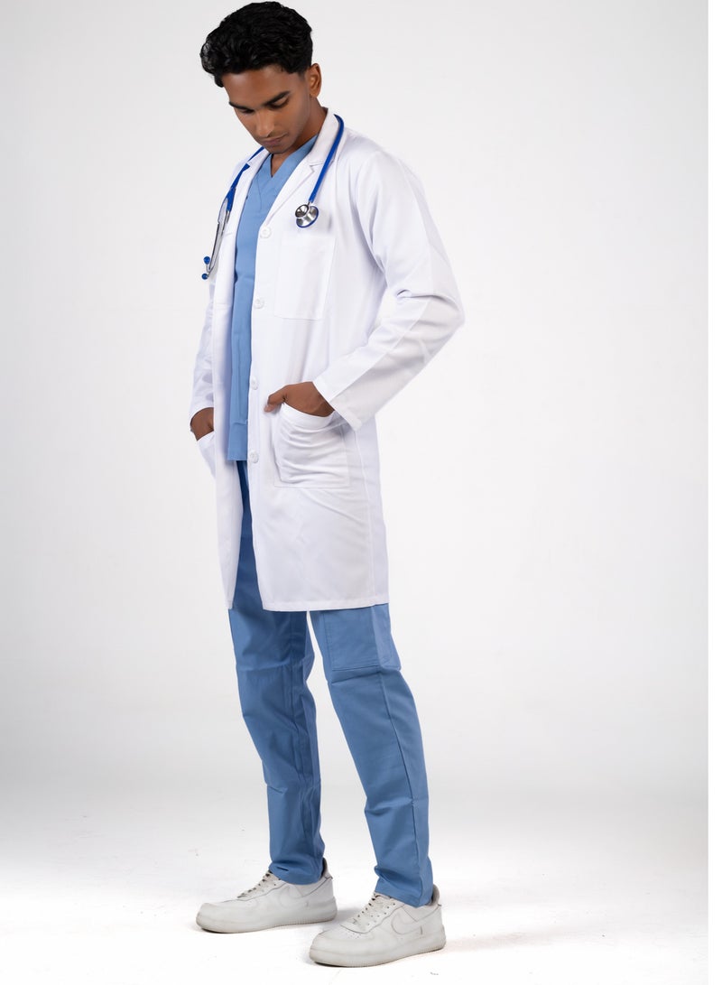 sezer Elegant and durable gabardine medical coat—designed for all-day comfort in hospitals and clinics. - Image 4