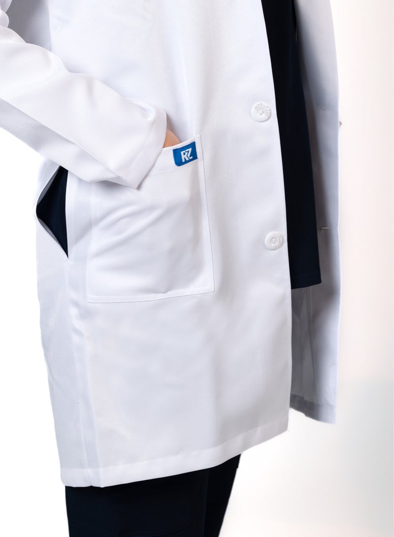 sezer Elegant and durable gabardine medical coat—designed for all-day comfort in hospitals and clinics. - Image 3