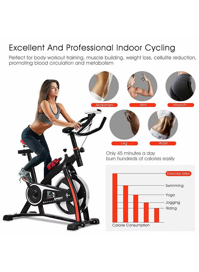 Marshal Fitness دراجة تمارين داخلية قابلة للتعديل لتمارين اللياقة القلبية - Image 3