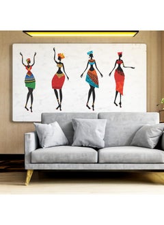 Decals Design Decals Design ' African Women' Wall Sticker (PVC Vinyl, 50 cm x 70 cm, Black)  - Image 2
