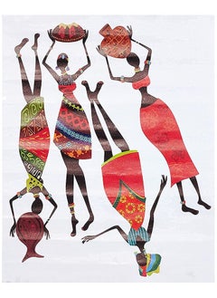 Decals Design Decals Design ' African Women' Wall Sticker (PVC Vinyl, 50 cm x 70 cm, Black)  - Image 1