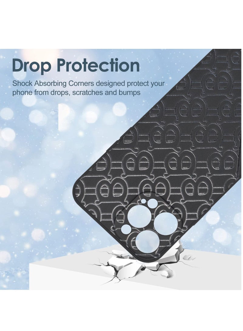 إيف iPhone 13 Pro Case 6.1 بوصة غطاء واقية من السيليكون الناعم مع بطانة الألياف الدقيقة داخل - Image 3