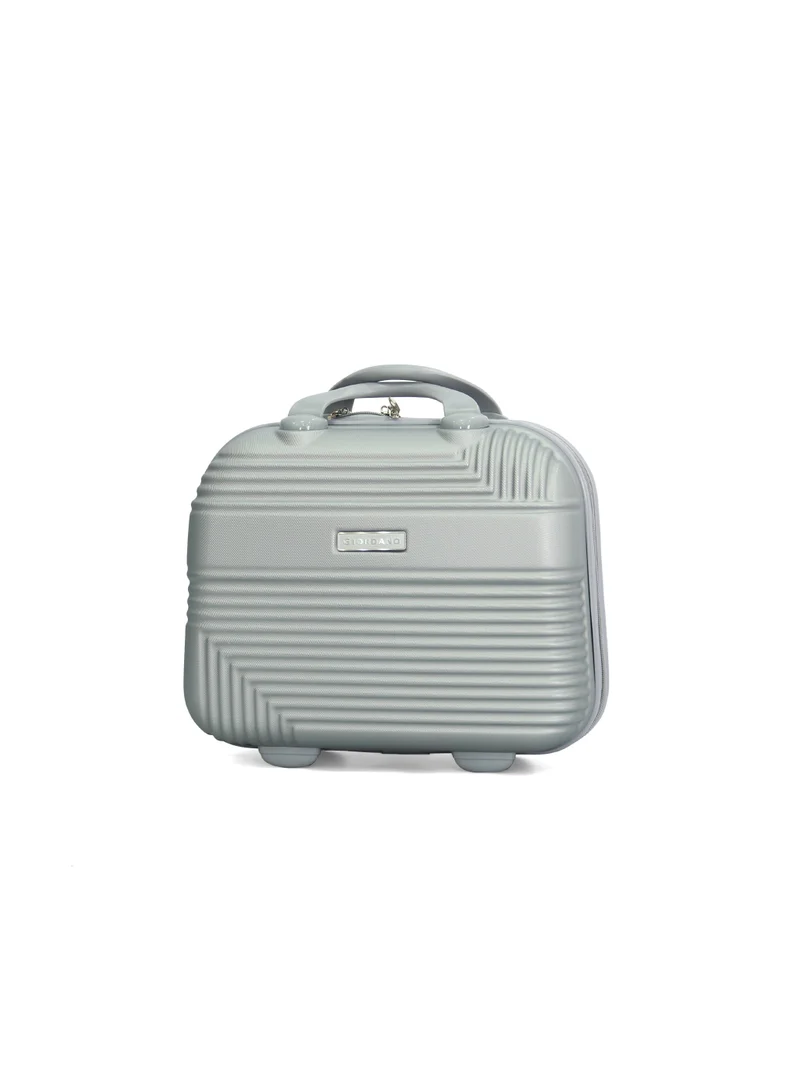 جيوردانو Giordano Hardshell Luggage Trolley 5 pcs Set,Silver