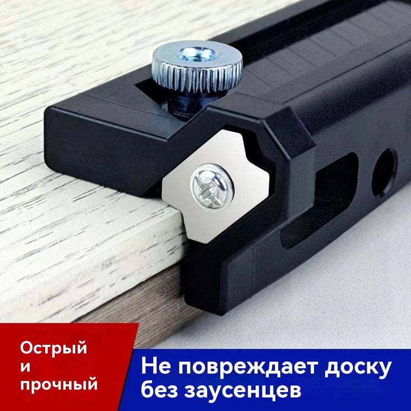 Arc trimmer R3 woodworking planer, edge banding strip, wooden board deburring, angling, manual chamfering, black - Image 2