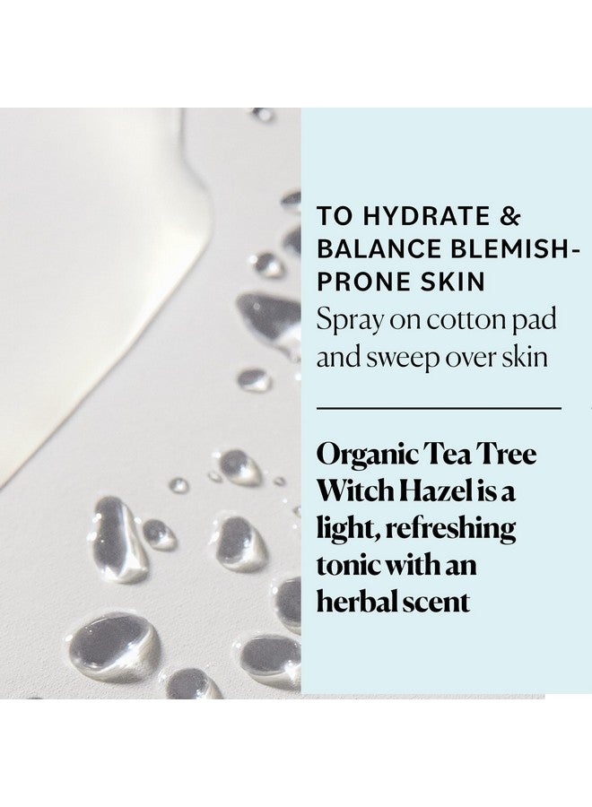 سكاي أورغانكس تونر سكاي أورجانيكس العضوي لشجرة الشاي وبندق الساحرة للوجه، لترطيب البشرة وتهدئتها وتنظيفها وموازنة مظهرها المعرضة للشوائب، يساعد على تقليل ظهور المسام، 8 أونصة سائلة - Image 3