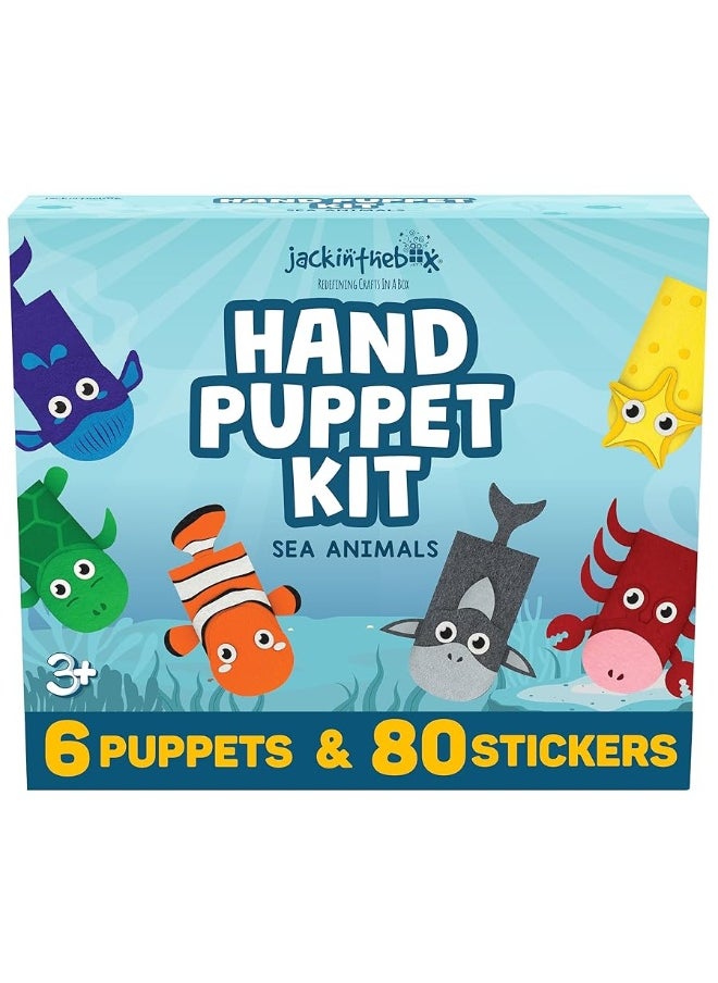 Hand Puppet Sea Animal Craft Kit for Kids 6-in-1 | Gifts for Kids Ages 4-8 | DIY Arts & Crafts Kit | Great Craft Gift for Kids | Gift for Girls and Boys | Toddler Craft Activities - pzsku/Z7C9761083B1FE7529A0FZ/45/_/1729414973/4b3e2a41-3dde-4f1c-89d2-fd0c5fdc0ff6