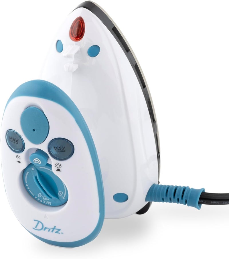 Dritz مكواة بخار السفر القوية: مكواة صغيرة للتطريز والحرف والخياطة، بخار محمول مدمج للاستخدام في المنزل وفي الطريق - Image 4