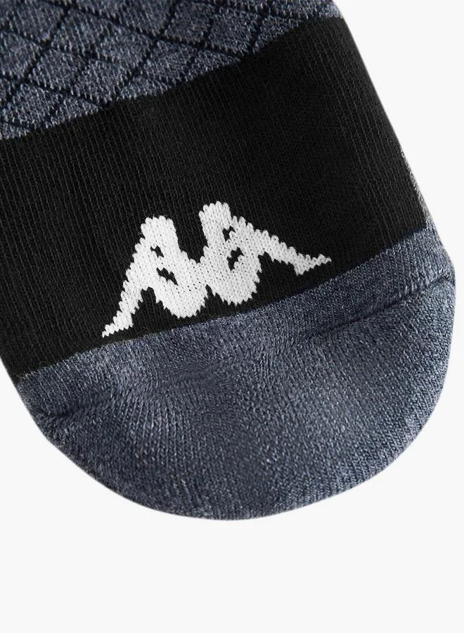 Kappa Set of 3 - Kappa Logo Print Half Terry Ankle Length Socks