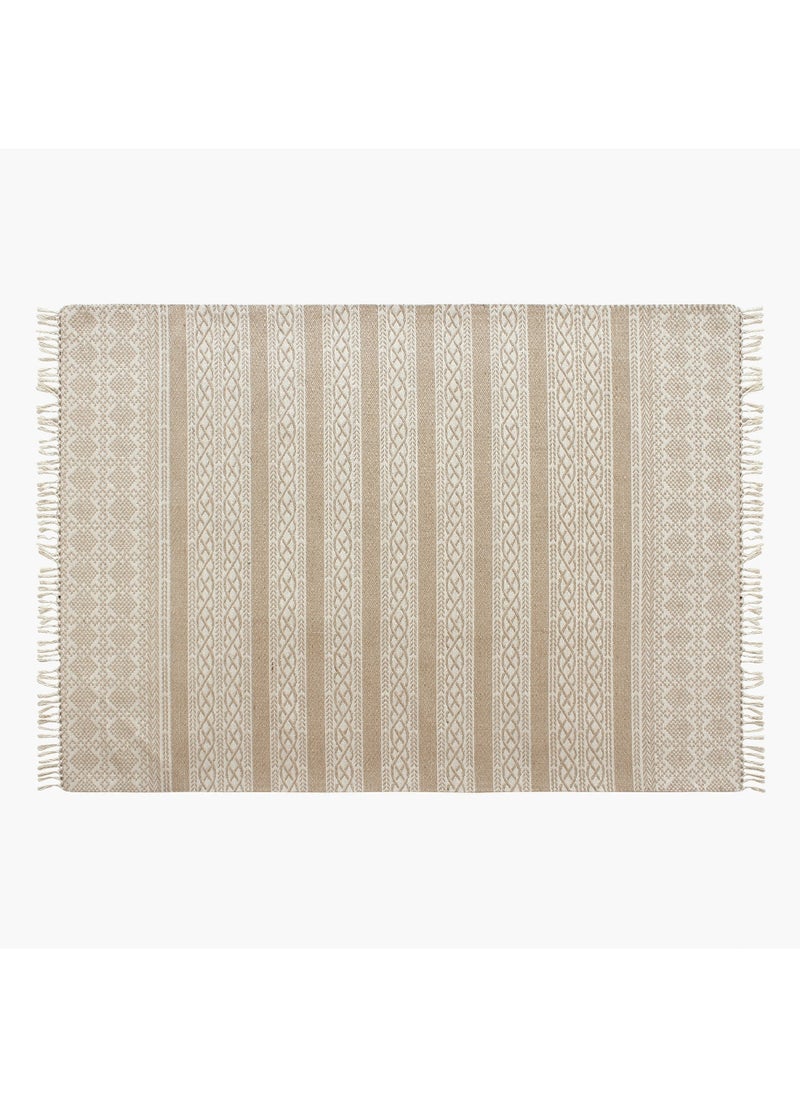Home Box Aveza Jute Cotton Jacquard Rug 230 x 160 cm  - Image 4