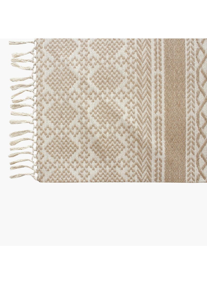Home Box Aveza Jute Cotton Jacquard Rug 230 x 160 cm  - Image 3